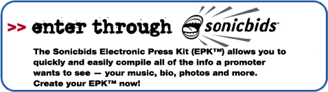 Enter through SonicBids